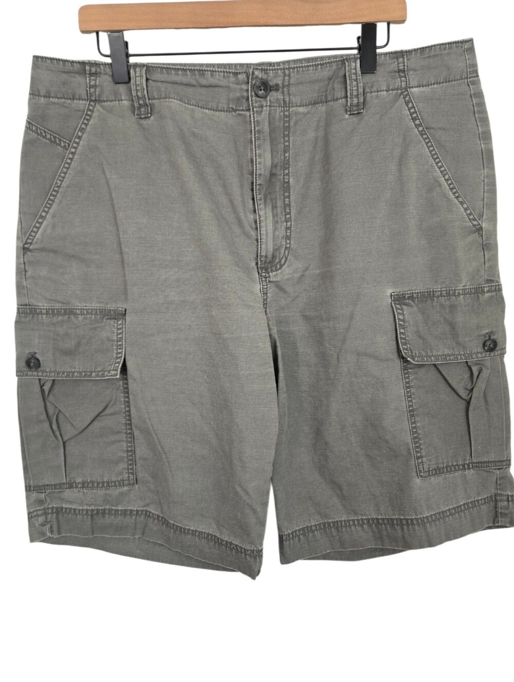 Calvin Klein Jeans Men’s 36 Gray Cargo Shorts Utility Casual Y2K